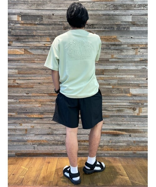 CAMP7(キャンプセブン)の「【接触冷感】【CAMP7】COOL ポンチTシャツ(Tシャツ/カットソー・メンズ・グリーン/パープル/ダークグレー/ブラック/オフホワイト・S/M/L/XL)」の20枚目の写真