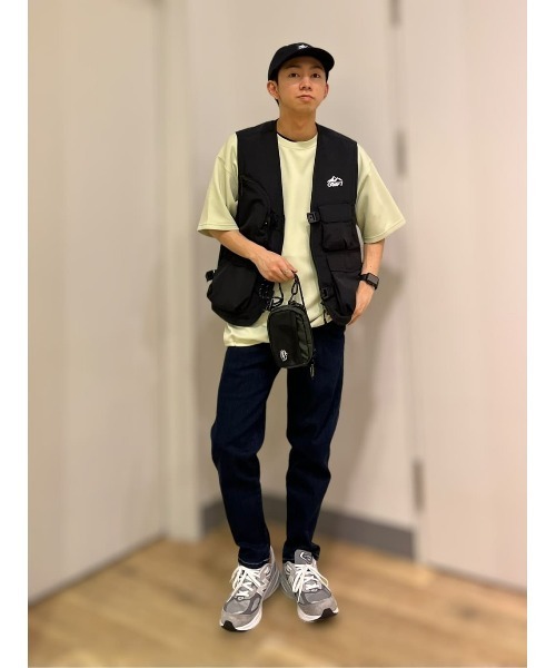 CAMP7(キャンプセブン)の「【接触冷感】【CAMP7】COOL ポンチTシャツ(Tシャツ/カットソー・メンズ・グリーン/パープル/ダークグレー/ブラック/オフホワイト・S/M/L/XL)」の21枚目の写真