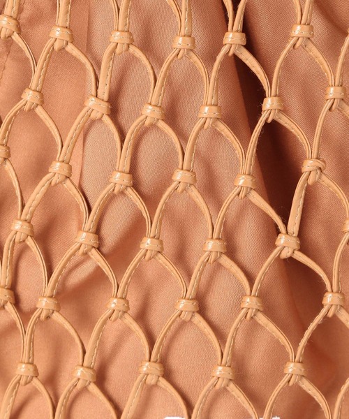 LEPSIM（レプシィム）の「フェイクレザーマクラメハンモックトート　183065（トートバッグ・レディース・アイボリー/グリーン/ベージュ・ONE SIZE）」の18枚目の写真