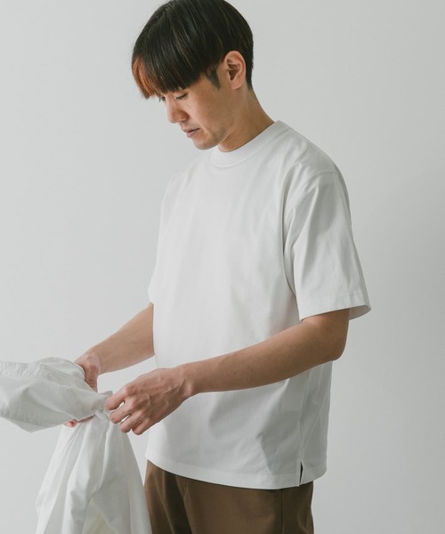 URBAN RESEARCH DOORS（アーバンリサーチドアーズ）の「クルーネックショートスリーブタフTシャツ（Tシャツ/カットソー・メンズ・ブルー/ホワイト/チャコールグレー/ライトグレー・MEDIUM/LARGE）」の15枚目の写真