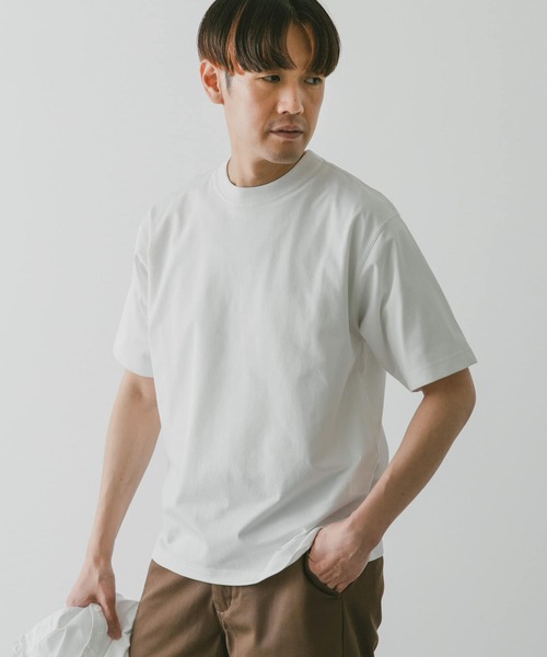 URBAN RESEARCH DOORS（アーバンリサーチドアーズ）の「クルーネックショートスリーブタフTシャツ（Tシャツ/カットソー・メンズ・ブルー/ホワイト/チャコールグレー/ライトグレー・MEDIUM/LARGE）」の5枚目の写真