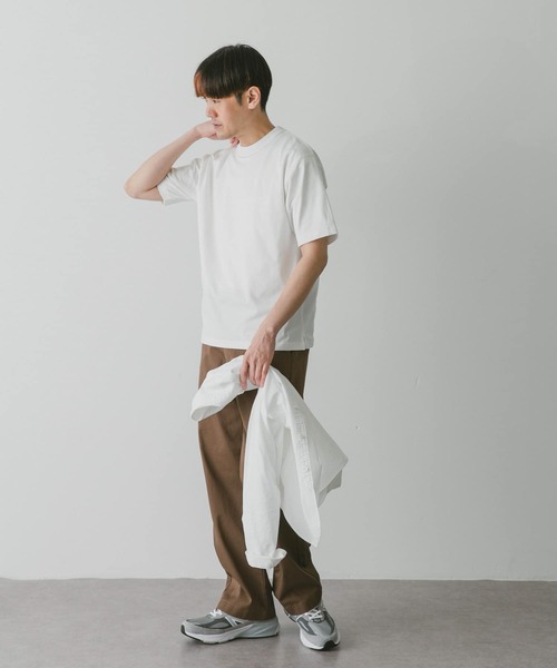 URBAN RESEARCH DOORS（アーバンリサーチドアーズ）の「クルーネックショートスリーブタフTシャツ（Tシャツ/カットソー・メンズ・ブルー/ホワイト/チャコールグレー/ライトグレー・MEDIUM/LARGE）」の20枚目の写真