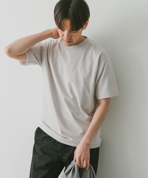 URBAN RESEARCH DOORS（アーバンリサーチドアーズ）の「クルーネックショートスリーブタフTシャツ（Tシャツ/カットソー・メンズ・ブルー/ホワイト/チャコールグレー/ライトグレー・MEDIUM/LARGE）」の11枚目の写真