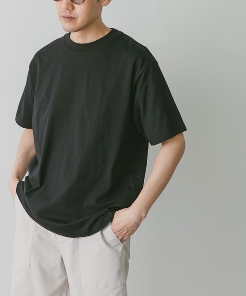 URBAN RESEARCH DOORS（アーバンリサーチドアーズ）の「クルーネックショートスリーブタフTシャツ（Tシャツ/カットソー・メンズ・ブルー/ホワイト/チャコールグレー/ライトグレー・MEDIUM/LARGE）」の21枚目の写真