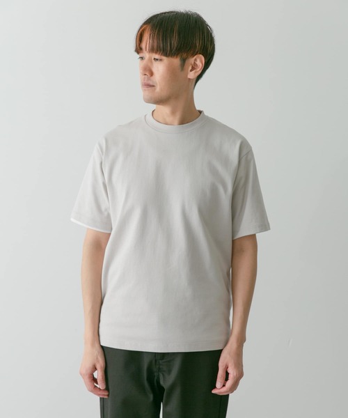 URBAN RESEARCH DOORS（アーバンリサーチドアーズ）の「クルーネックショートスリーブタフTシャツ（Tシャツ/カットソー・メンズ・ブルー/ホワイト/チャコールグレー/ライトグレー・MEDIUM/LARGE）」の18枚目の写真