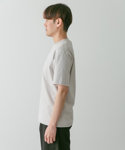 URBAN RESEARCH DOORS（アーバンリサーチドアーズ）の「クルーネックショートスリーブタフTシャツ（Tシャツ/カットソー・メンズ・ブルー/ホワイト/チャコールグレー/ライトグレー・MEDIUM/LARGE）」の8枚目の写真