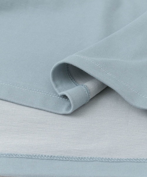 URBAN RESEARCH DOORS（アーバンリサーチドアーズ）の「クルーネックショートスリーブタフTシャツ（Tシャツ/カットソー・メンズ・ブルー/ホワイト/チャコールグレー/ライトグレー・MEDIUM/LARGE）」の9枚目の写真