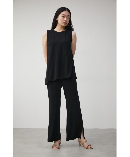 AZUL by moussy(アズールバイマウジー)の「【トライファンクション】ICE CLEAN SIDE SLIT PANTS/アイスクリーンサイドスリットパンツ(その他パンツ・レディース・ライトグレー/ブラック/ライトグリーン・SMALL/MEDIUM)」の5枚目の写真