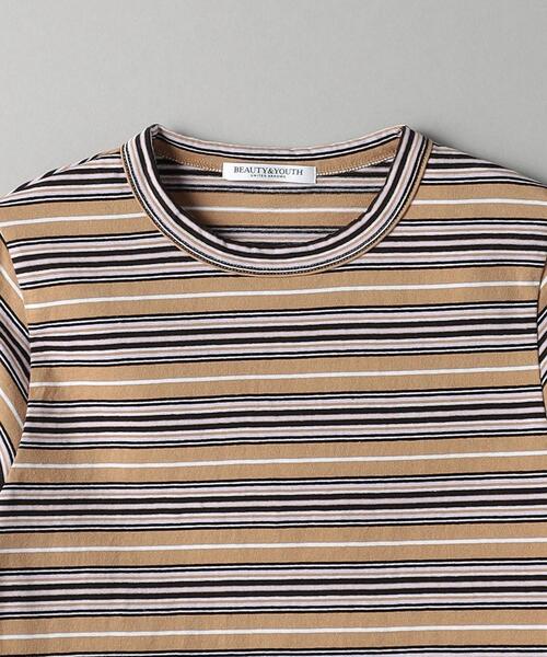 コットンマルチボーダーTシャツ