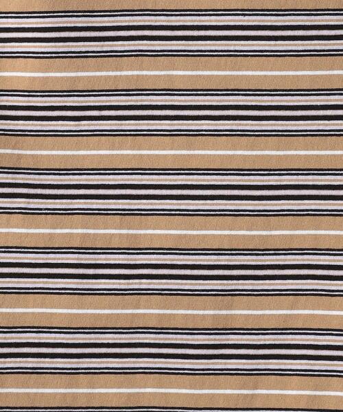 コットンマルチボーダーTシャツ