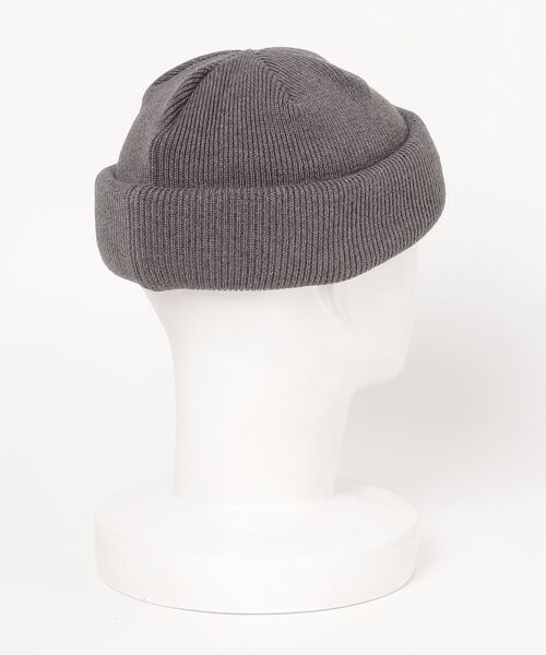 THE FACTORY MADE（ザ ファクトリー メイド）の「THE FACTORY MADE/ザファクトリーメイド ニットキャップ ダブル KNIT ROLL CAP FM775（ニットキャップ/ビーニー・メンズ・パープル/グレー/ブラック/カーキ・FREE）」の5枚目の写真