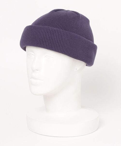 THE FACTORY MADE（ザ ファクトリー メイド）の「THE FACTORY MADE/ザファクトリーメイド ニットキャップ ダブル KNIT ROLL CAP FM775（ニットキャップ/ビーニー・メンズ・パープル/グレー/ブラック/カーキ・FREE）」の12枚目の写真