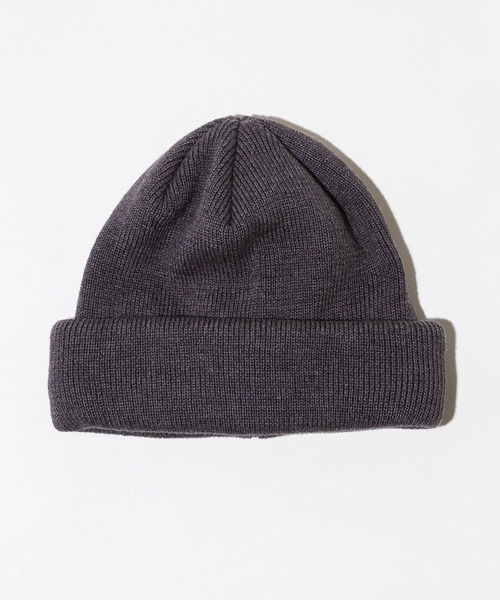 THE FACTORY MADE（ザ ファクトリー メイド）の「THE FACTORY MADE/ザファクトリーメイド ニットキャップ ダブル KNIT ROLL CAP FM775（ニットキャップ/ビーニー・メンズ・パープル/グレー/ブラック/カーキ・FREE）」の7枚目の写真
