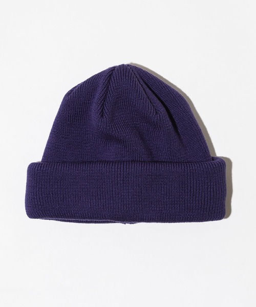 THE FACTORY MADE（ザ ファクトリー メイド）の「THE FACTORY MADE/ザファクトリーメイド ニットキャップ ダブル KNIT ROLL CAP FM775（ニットキャップ/ビーニー・メンズ・パープル/グレー/ブラック/カーキ・FREE）」の9枚目の写真