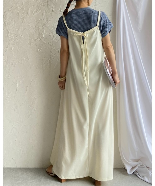 She's Closet(シーズクローゼット)の「透かし編みショート丈フレンチスリーブダブルジップアップメッシュニットカーディガン(カーディガン/ボレロ・レディース・ブラック/オフホワイト/ライム/ブルー・FREE)」の6枚目の写真
