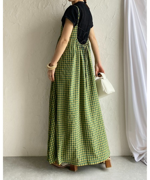 She's Closet(シーズクローゼット)の「透かし編みショート丈フレンチスリーブダブルジップアップメッシュニットカーディガン(カーディガン/ボレロ・レディース・ブラック/オフホワイト/ライム/ブルー・FREE)」の7枚目の写真