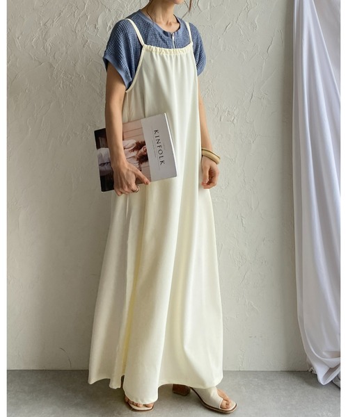 She's Closet(シーズクローゼット)の「透かし編みショート丈フレンチスリーブダブルジップアップメッシュニットカーディガン(カーディガン/ボレロ・レディース・ブラック/オフホワイト/ライム/ブルー・FREE)」の15枚目の写真
