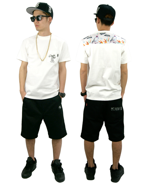 DOUBLE STEAL（ダブルスティール）の「Parts Paisley ハーフパンツ（その他パンツ・メンズ・ホワイト/ブラック・LARGE/X-LARGE/MEDIUM）」の3枚目の写真