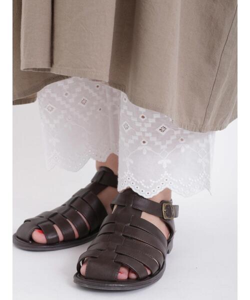 Samansa Mos2(サマンサ モスモス)の「裾レースカットペチパンツ(その他パンツ・レディース・ブラック/グレー/オフホワイト・F)」の1枚目の写真