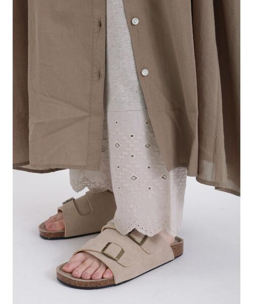 Samansa Mos2(サマンサ モスモス)の「裾レースカットペチパンツ(その他パンツ・レディース・ブラック/グレー/オフホワイト・F)」の5枚目の写真