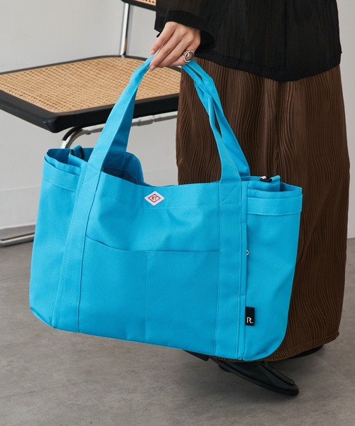 ROOTOTE（ルートート）の「【ROOTOTE】トートバッグ 　ミディアムポケッツD・E（トートバッグ・レディース・レッド/ブラウン/ベージュ/ブルー/ライトブルー/グレー/ブラック/カーキ/マスタード/スカイブルー/ラベンダー/オレンジ・FREE）」の7枚目の写真