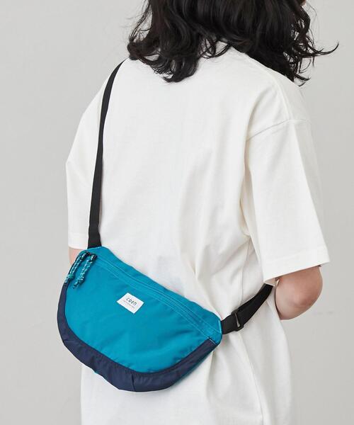 coen（コーエン）の「COEN　SHOULDER　BAG／ショルダーバッグ（ショルダーバッグ・メンズ・ブラック/ターコイズブルー・FREE）」の2枚目の写真