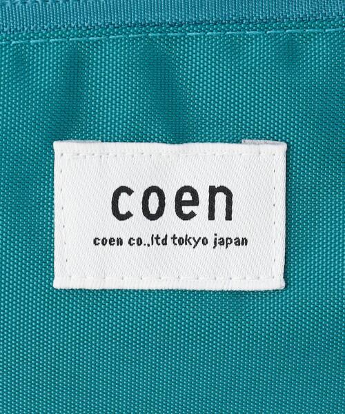 coen（コーエン）の「COEN　SHOULDER　BAG／ショルダーバッグ（ショルダーバッグ・メンズ・ブラック/ターコイズブルー・FREE）」の12枚目の写真