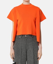 LE CIEL BLEU | ショルダーアウトワイドテープニット / Shoulder Out Wide Tape Knit(ニット/セーター)