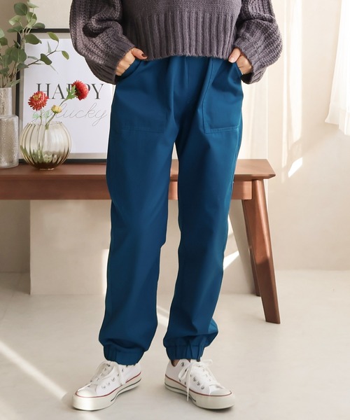 Social GIRL（ソーシャルガール）の「【Social GIRL】ジョガーパンツ テーパードパンツ イージーパンツ（その他パンツ・レディース・カーキ/ブラック/ライトブルー/オフホワイト/ブルー/ピンク/グリーン/ベージュ・M/S/LL/L）」の7枚目の写真