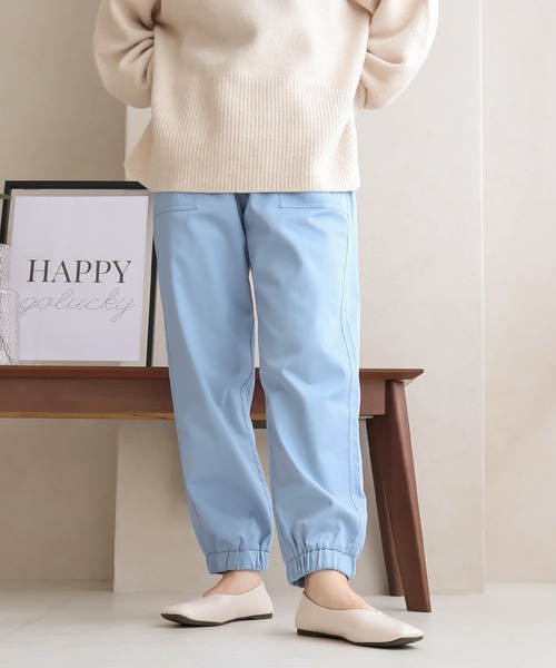 Social GIRL（ソーシャルガール）の「【Social GIRL】ジョガーパンツ テーパードパンツ イージーパンツ（その他パンツ・レディース・カーキ/ブラック/ライトブルー/オフホワイト/ブルー/ピンク/グリーン/ベージュ・M/S/LL/L）」の6枚目の写真