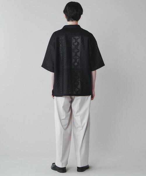 LUCY（ルーシー）の「LUCY/【セットアップ対応】TR ワイドストレートスラックス（スラックス・メンズ・ブラック/アイボリー/ブルー・MEDIUM/LARGE）」の16枚目の写真