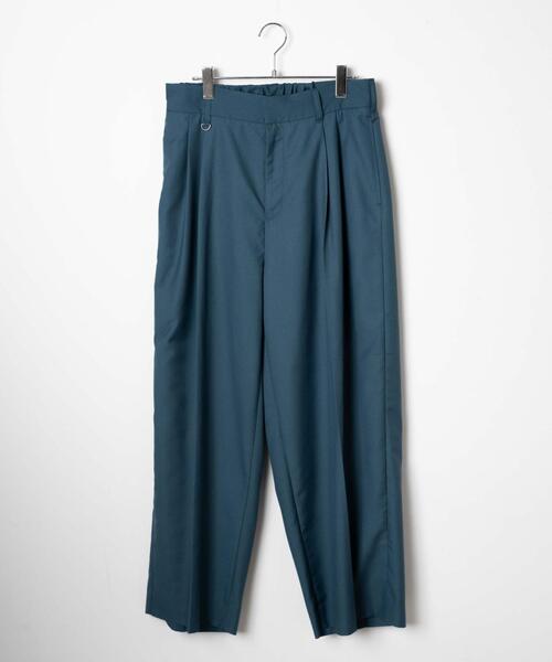 LUCY（ルーシー）の「LUCY/【セットアップ対応】TR ワイドストレートスラックス（スラックス・メンズ・ブラック/アイボリー/ブルー・MEDIUM/LARGE）」の19枚目の写真