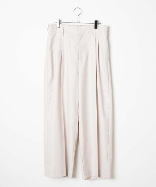 LUCY（ルーシー）の「LUCY/【セットアップ対応】TR ワイドストレートスラックス（スラックス・メンズ・ブラック/アイボリー/ブルー・MEDIUM/LARGE）」の17枚目の写真