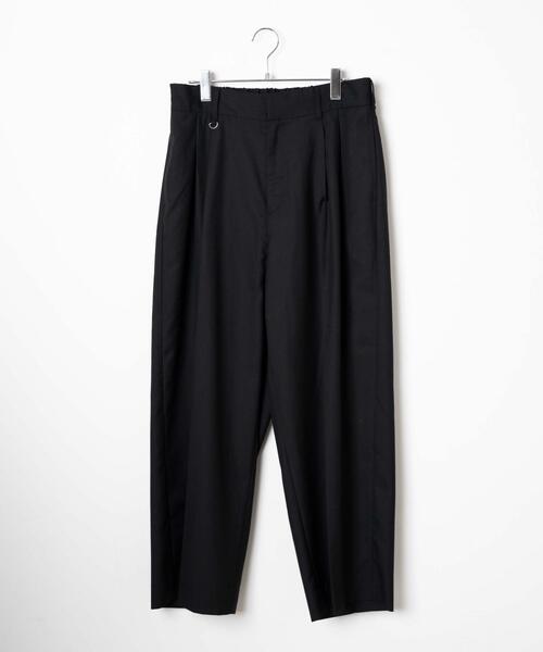 LUCY（ルーシー）の「LUCY/【セットアップ対応】TR ワイドストレートスラックス（スラックス・メンズ・ブラック/アイボリー/ブルー・MEDIUM/LARGE）」の18枚目の写真