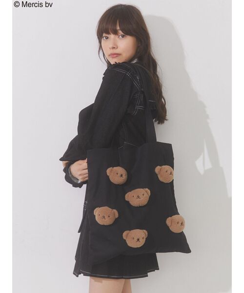 merry jenny(メリージェニー)の「もこもこボリストート(トートバッグ・レディース・ブラック/アイボリー・FREE)」の11枚目の写真