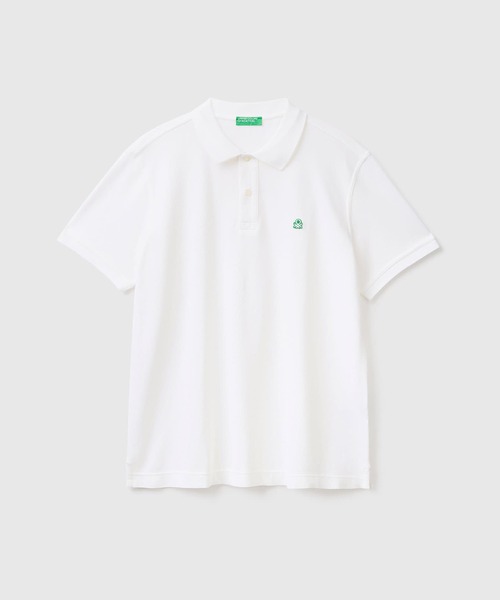 BENETTON (UNITED COLORS OF BENETTON)(ベネトンユナイテッドカラーズオブベネトン)の「ロゴ刺繍半袖ポロシャツ(ポロシャツ・メンズ・ネイビー/ブラック/ホワイト・LARGE/MEDIUM/SMALL/X-SMALL/X-LARGE)」の13枚目の写真