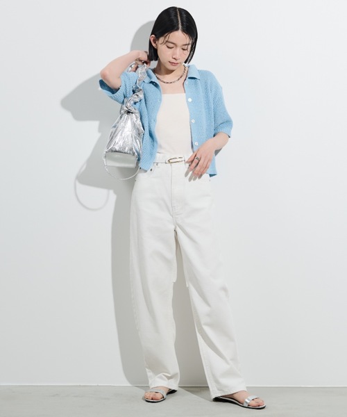 Shelly island（シェリーアイランド）の「ギャザーアレンジショルダーバッグ（ショルダーバッグ・レディース・ホワイト/ブラック/シルバー/ブラウン・FREE）」の15枚目の写真