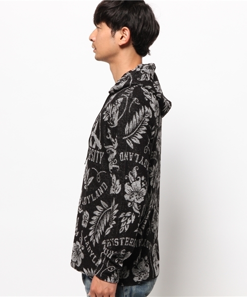 HYSTERIC GLAMOUR（ヒステリックグラマー）の「LADYLAND UNIV総柄ジャカ-ド PK（パーカー・メンズ・ピンク系その他/ネイビー/ブラック系その他・MEDIUM/LARGE/SMALL）」の18枚目の写真