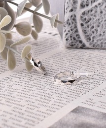 itam（アイタム）の「【itam】アイタム/ ダイヤカットセラミックポストフープピアス /金属アレルギー対応ピアス（ピアス（両耳用））」