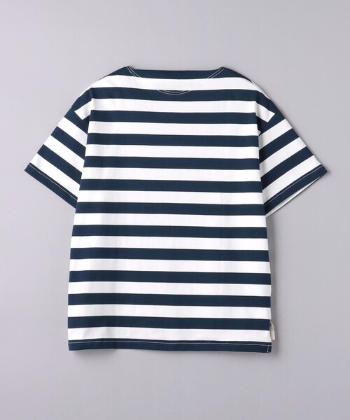 HAVERSACK(ハバーザック)の「<HAVERSACK> BORDER CREW TEE/ボーダー クルーネック Tシャツ(Tシャツ/カットソー・メンズ・ネイビー・L)」の2枚目の写真