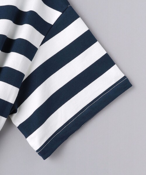 HAVERSACK(ハバーザック)の「<HAVERSACK> BORDER CREW TEE/ボーダー クルーネック Tシャツ(Tシャツ/カットソー・メンズ・ネイビー・L)」の4枚目の写真