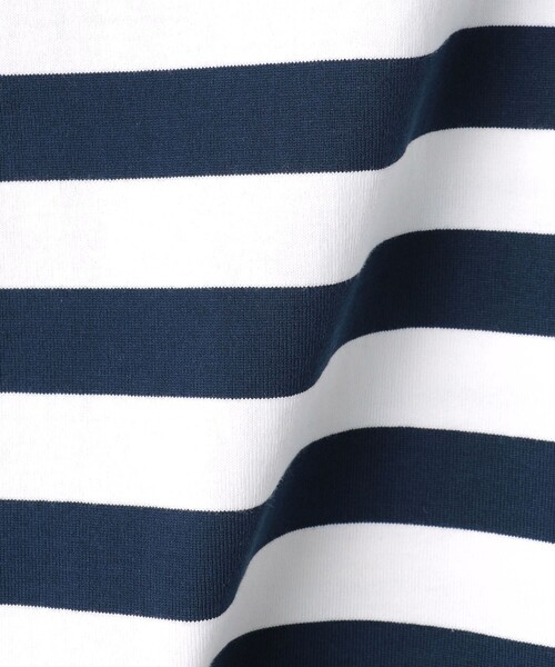 HAVERSACK(ハバーザック)の「<HAVERSACK> BORDER CREW TEE/ボーダー クルーネック Tシャツ(Tシャツ/カットソー・メンズ・ネイビー・L)」の6枚目の写真