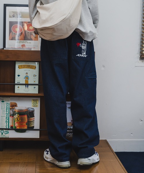 kaoyorinakami(ベアーデニムパンツ) KYRN bear denim pants / カオヨリナカミベアーデニムパンツ（デニム