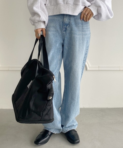 wears（ウェアーズ）の「【大容量】2段階拡張トラベルバッグ（ボストンバッグ・レディース・ブラック/グレー・FREE）」の14枚目の写真