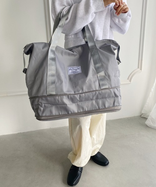 セール】【大容量】2段階拡張トラベルバッグ（ボストンバッグ）｜wears