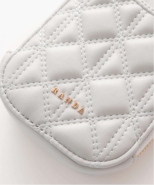 RANDA（ランダ）の「2WAYキルティングマルチショルダーバッグ（ショルダーバッグ・レディース・ブルー/アイボリー/パープル/ブラック/ピンク/イエロー/ピンクベージュ/ホワイト/レッド/ベビーピンク・FREE）」の19枚目の写真