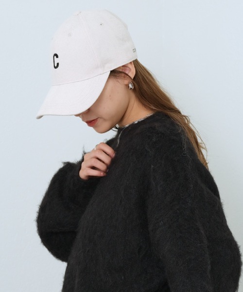 COLONY 2139(コロニートゥーワンスリーナイン)の「コーデュロイロゴ刺繍キャップ(キャップ・レディース・アイボリー/ブラウン/ブラック・FREE)」の2枚目の写真