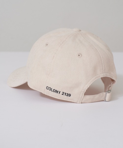 COLONY 2139(コロニートゥーワンスリーナイン)の「コーデュロイロゴ刺繍キャップ(キャップ・レディース・アイボリー/ブラウン/ブラック・FREE)」の4枚目の写真