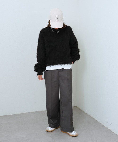 COLONY 2139(コロニートゥーワンスリーナイン)の「コーデュロイロゴ刺繍キャップ(キャップ・レディース・アイボリー/ブラウン/ブラック・FREE)」の11枚目の写真