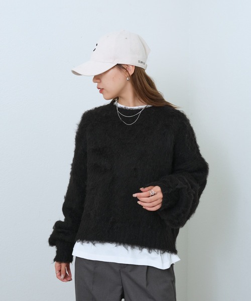 COLONY 2139(コロニートゥーワンスリーナイン)の「コーデュロイロゴ刺繍キャップ(キャップ・レディース・アイボリー/ブラウン/ブラック・FREE)」の8枚目の写真